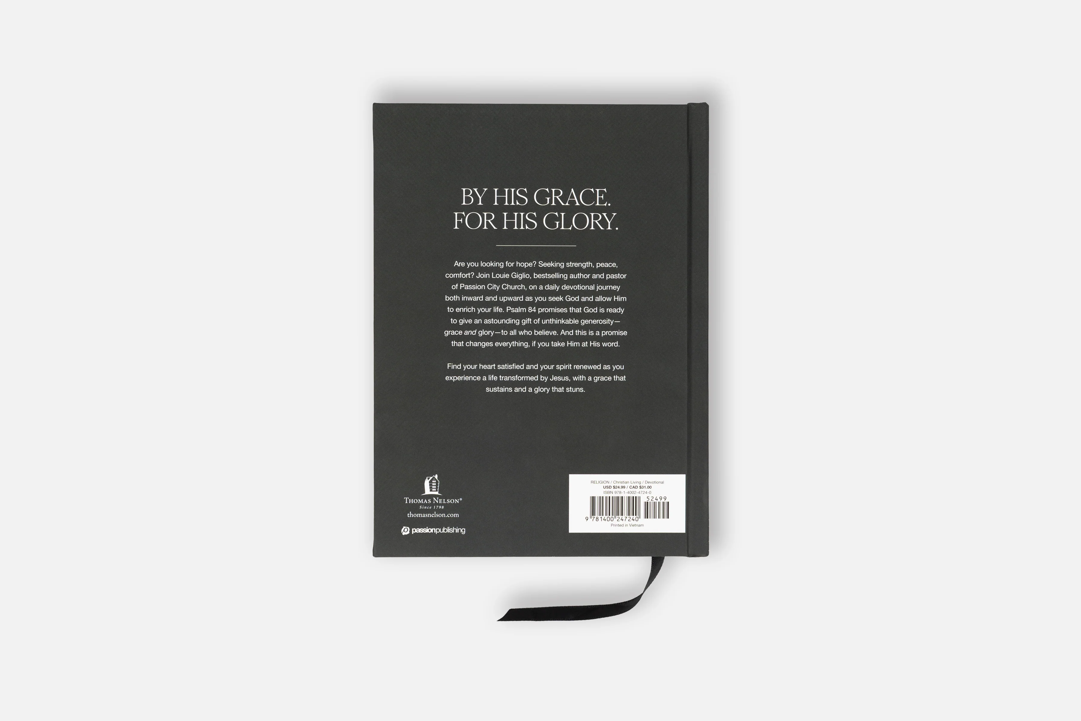 Grace & Glory: 365 Devotions for a Life Transformed by Jesus // Louie Giglio - Image 3