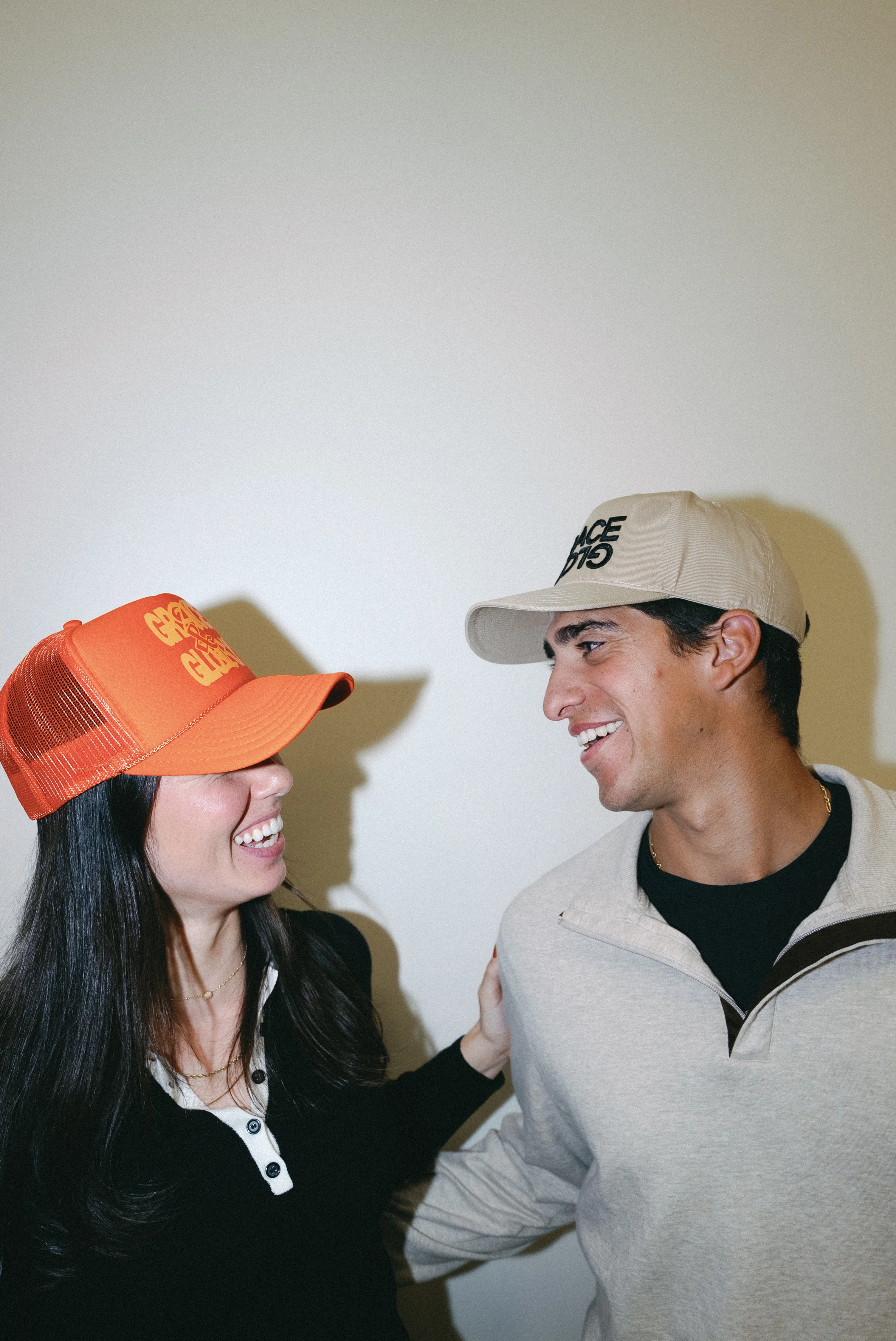 Grace & Glory Khaki Trucker Hat - Image 3