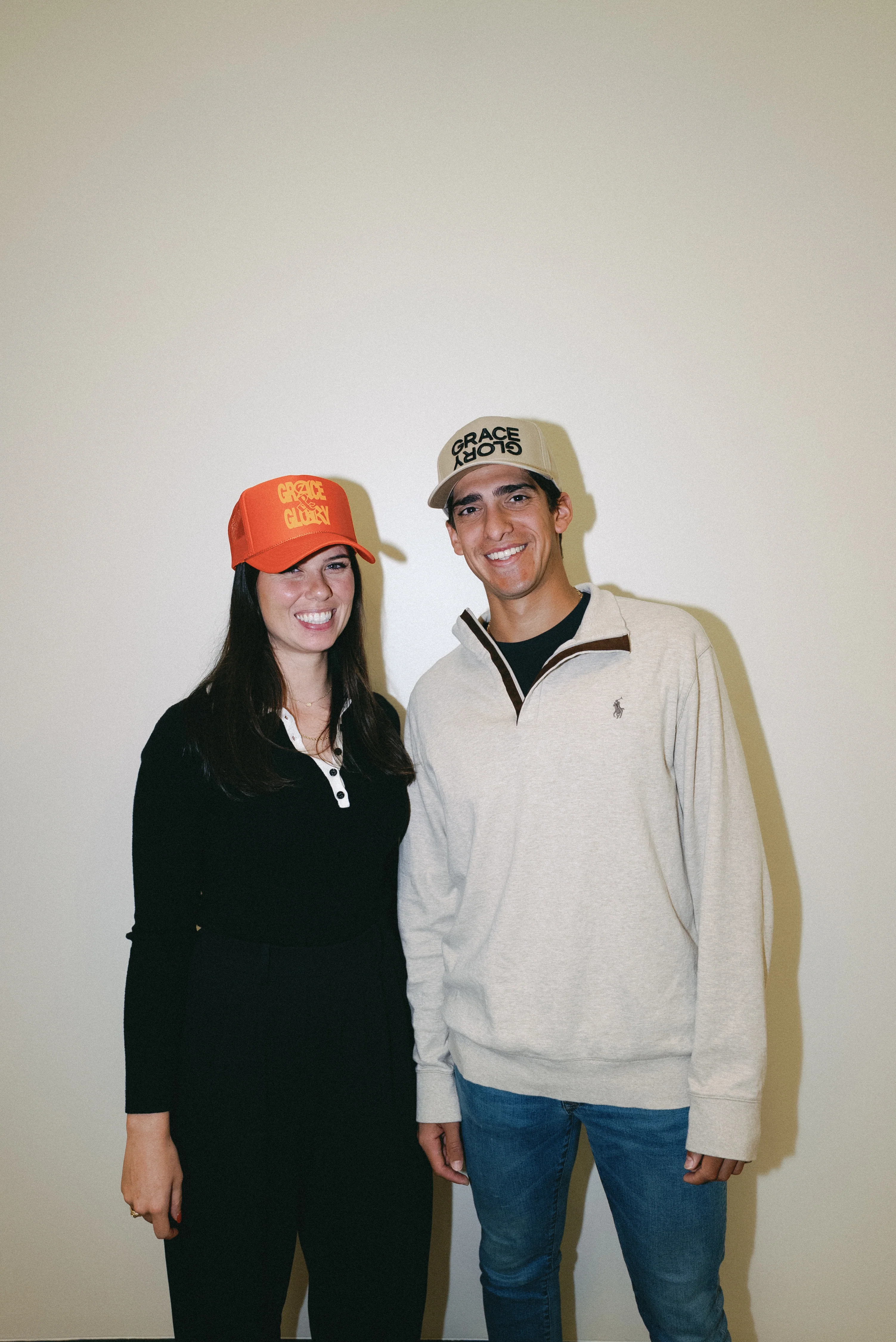 Grace & Glory Khaki Trucker Hat - Image 4